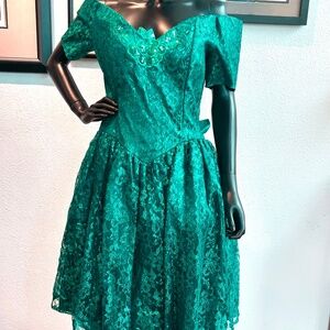 Vintage Gunne Sax by Jessica McClintock Lace Party Dress, Size13/14, Never Worn